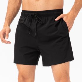 Loose Fitness Casual Running Shorts (Option: Black-S)