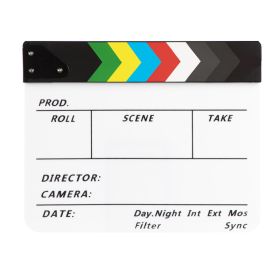 Shooting Props Film Racket Acrylic Board (Option: Color Whiteboard English)