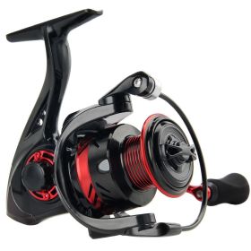 Double Crank Spinning Reel All Metal Spool Lure Fishing Wheel (Option: DY1000 Deep Spool)