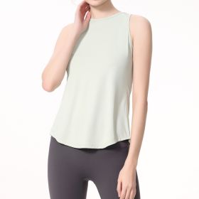 Women's Sportswear Yoga Workout Vest Slimming Back-shaping Running (Option: Fruit Green-S)