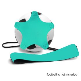 Football Juggling Belt Auxiliary Belt High Resilience (Option: Cyan Five Corners-Average Size)