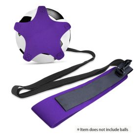 Football Juggling Belt Auxiliary Belt High Resilience (Option: Purple Five Corners-Average Size)