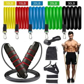 Family Exercise Resistance Belt Set (Option: SET A100LB12PCS)