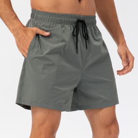 Loose Fitness Casual Running Shorts (Option: Gray-M)