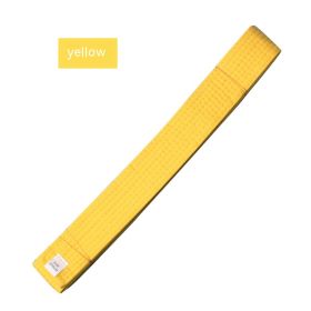 Simple Solid Color Taekwondo Belt Ribbon (Option: Yellow Belt-240cm)